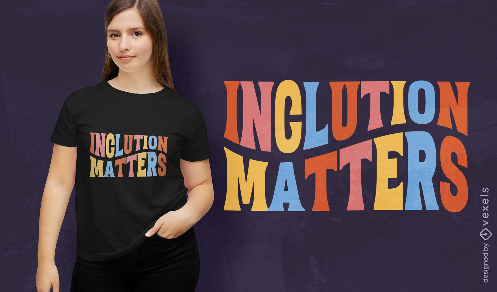 Inklusion ist wichtig für das T-Shirt-Design