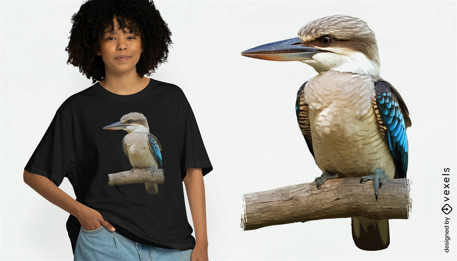 Design de camiseta Kookaburra