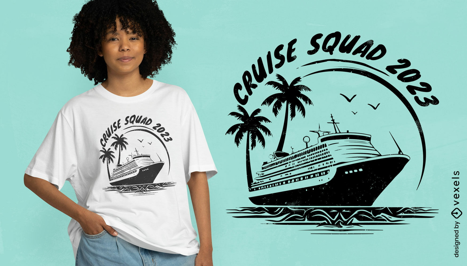 Dise?o de camiseta Cruise Squad 2023