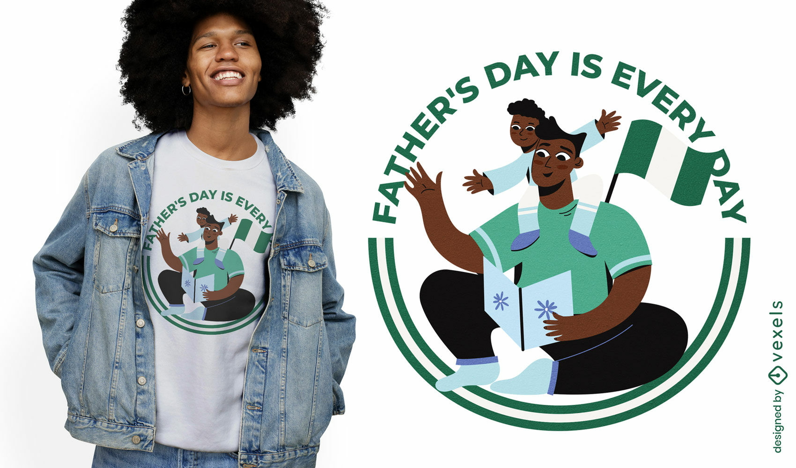 Father's day is every day t-shirt design