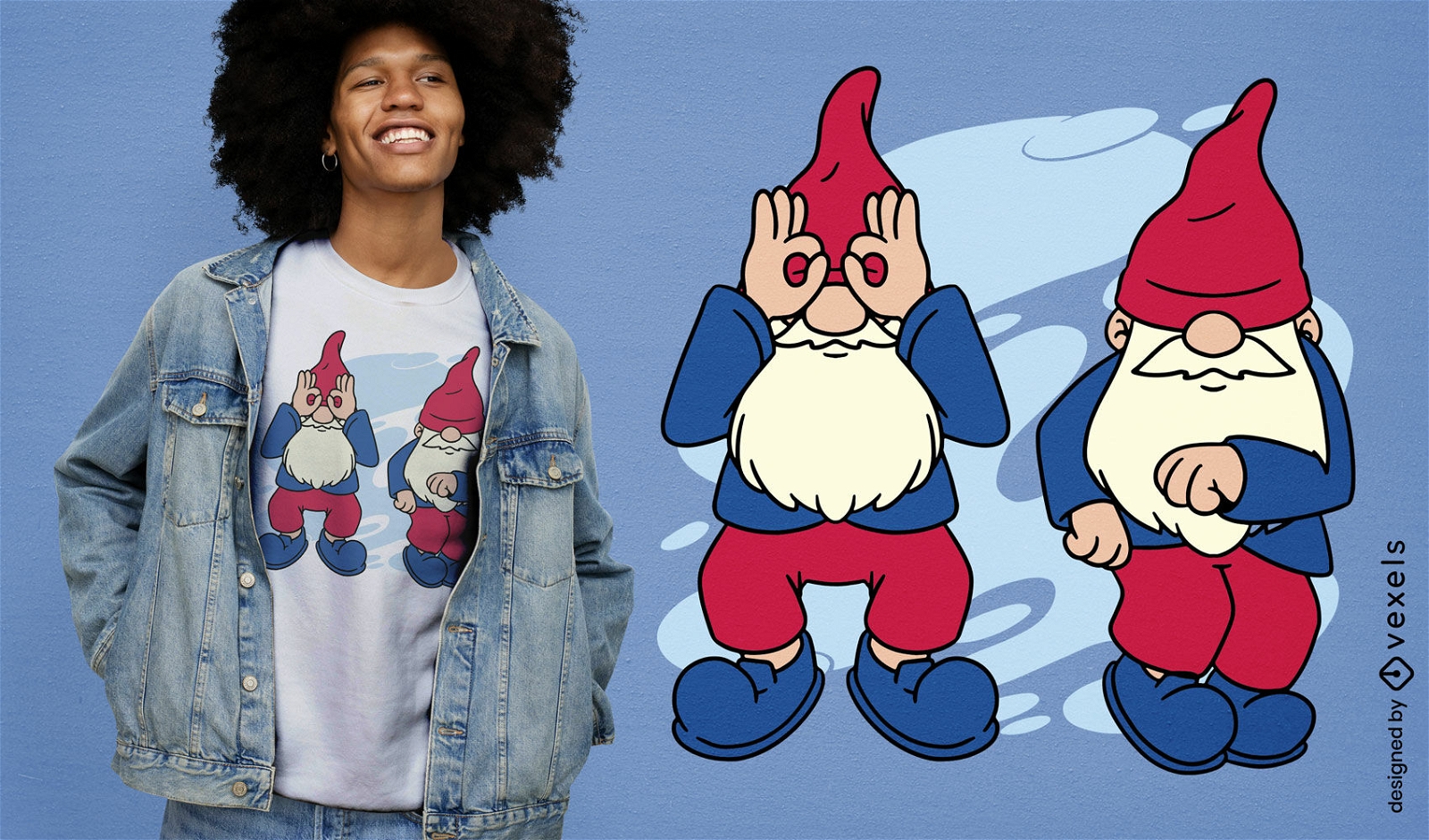 Gnomes dance t-shirt design