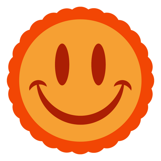 Fröhliches Smiley-Design PNG-Design
