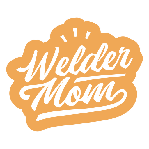 Welder mom logo PNG Design