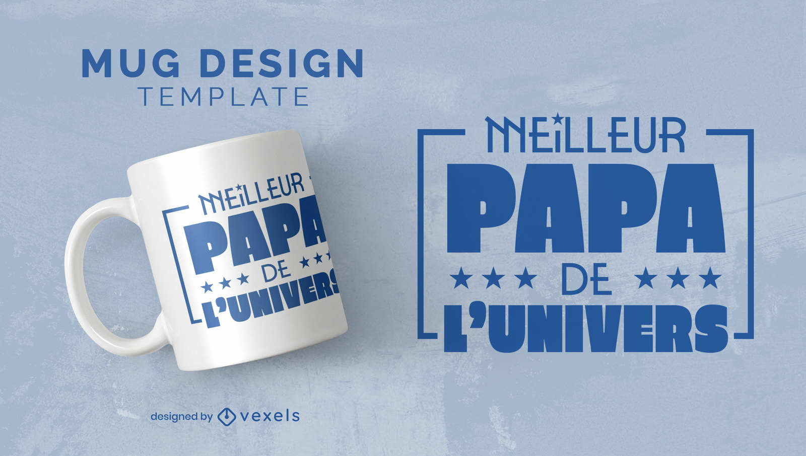 Becherentwurf Papa de l&#39;univers