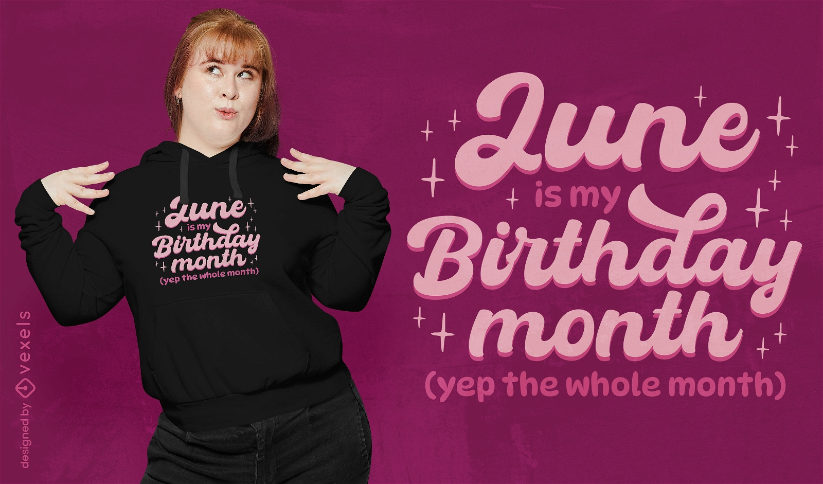 Birthday month quote t-shirt design
