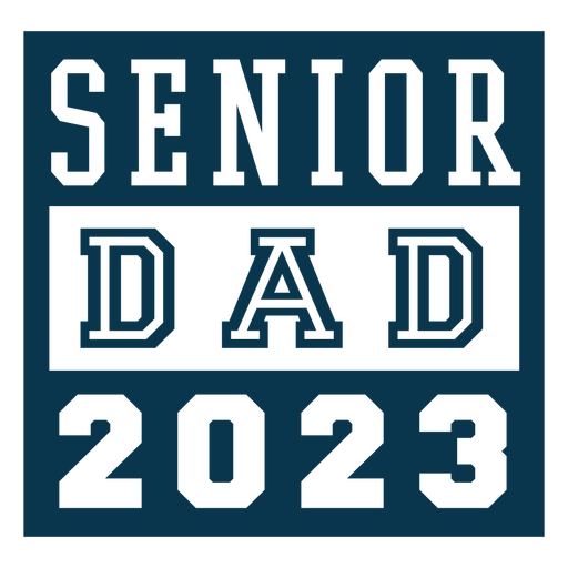 Senior dad 2023 PNG Design