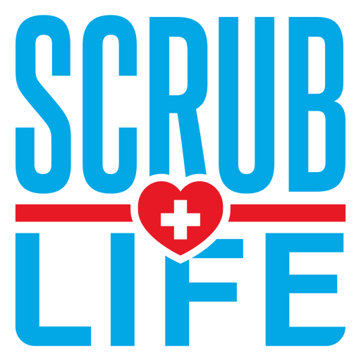 Zitat ?Scrub Life? PNG-Design