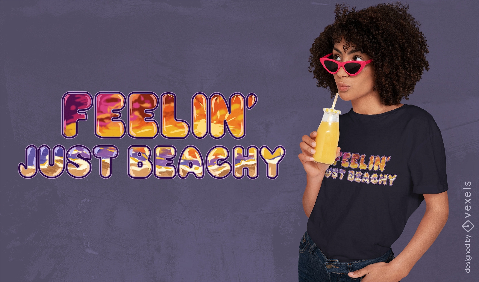 Beachy-Zitat-T-Shirt-Design