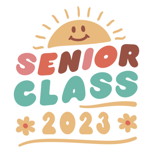 Clase senior 2023 Diseño PNG