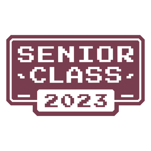 Logotipo da turma sênior 2023 Desenho PNG