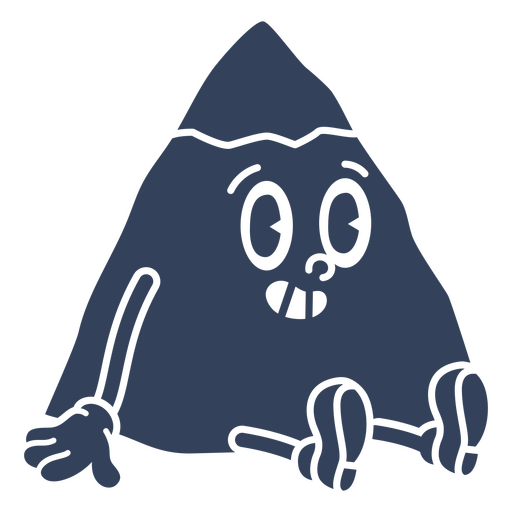 Cartoon character sitting PNG Design
