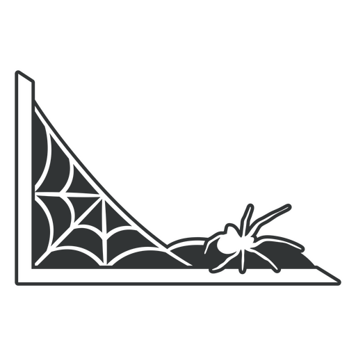 Ilustração criativa de teia de aranha Desenho PNG