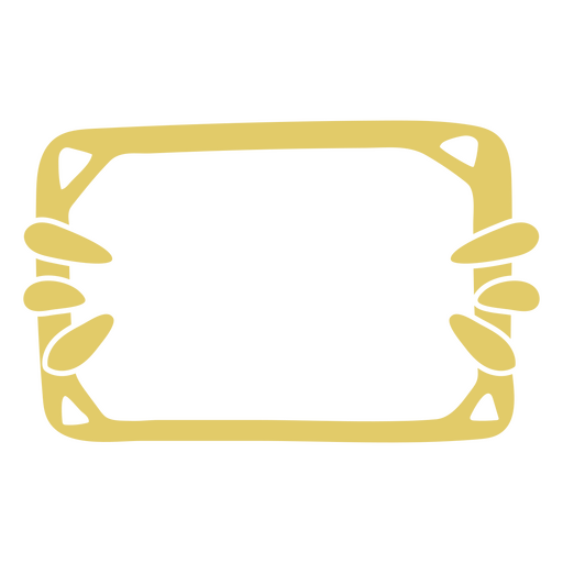 Einzigartiges handgezeichnetes Rahmendesign PNG-Design