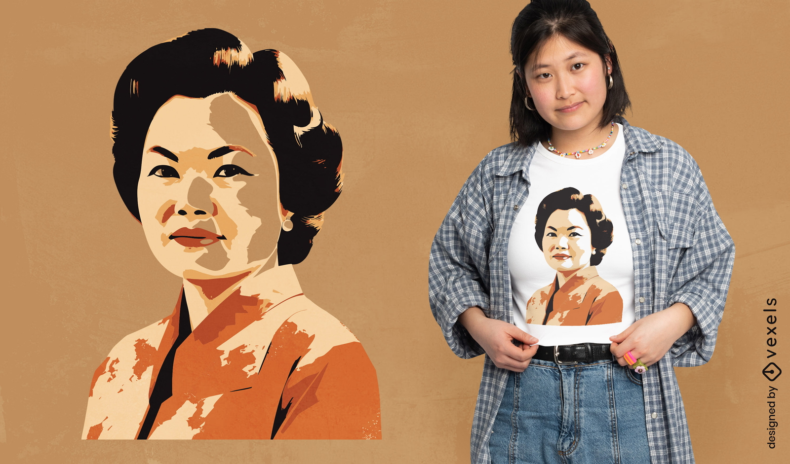 Diseño de camiseta Patsy Mink.