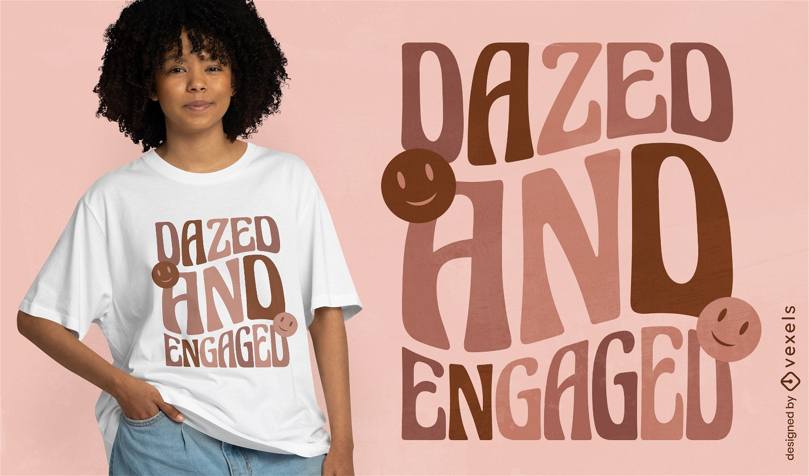 Dazed and engaged t-shirt design