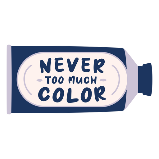 Colorful art quote design PNG Design