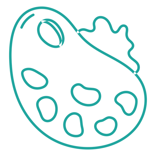 Diseño de paleta de pintura de arte lineal contemporáneo Diseño PNG