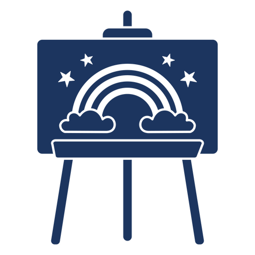 Diseño de pintura de arcoíris colorido Diseño PNG