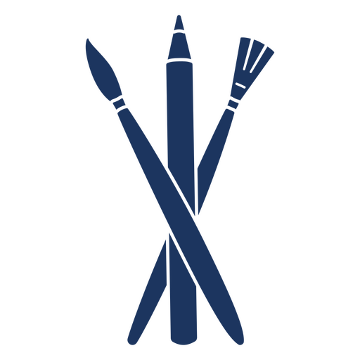 Diseño gráfico de herramientas de arte con estilo Diseño PNG