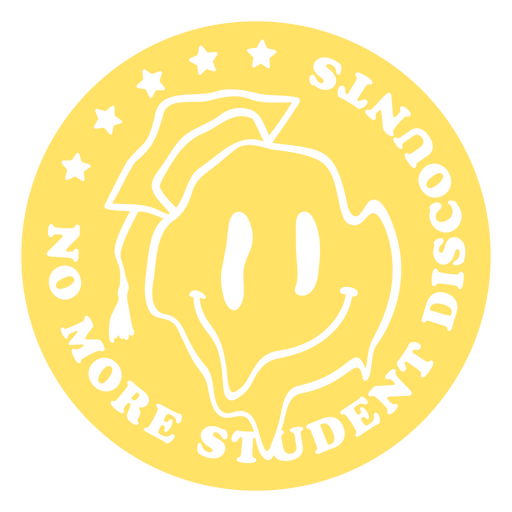 Skurrile Absolventen-Geisterillustration PNG-Design