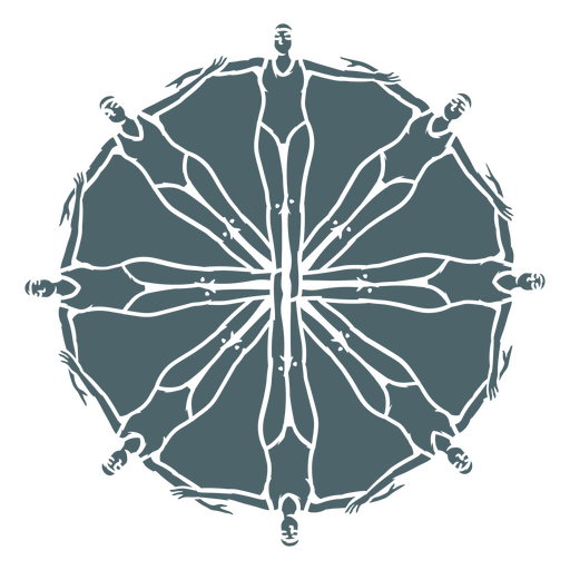 Elegante diseño de natación sincronizada. Diseño PNG