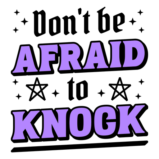 Mutiges Motivationszitat-Design mit Sternen PNG-Design