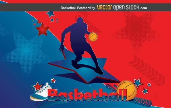 Basquetebol Cartão Postal Basquetebol Cartão Postal