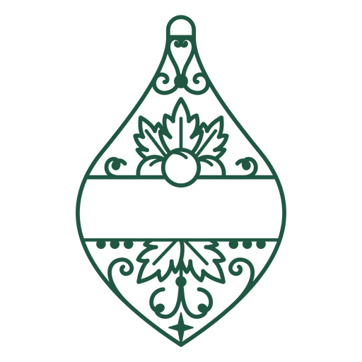 Edles dekoratives Emblem-Design mit floralen Akzenten PNG-Design