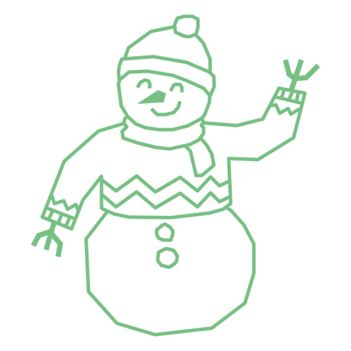 Ilustração de personagem de inverno caprichosa com design de camiseta com expressão alegre Desenho PNG