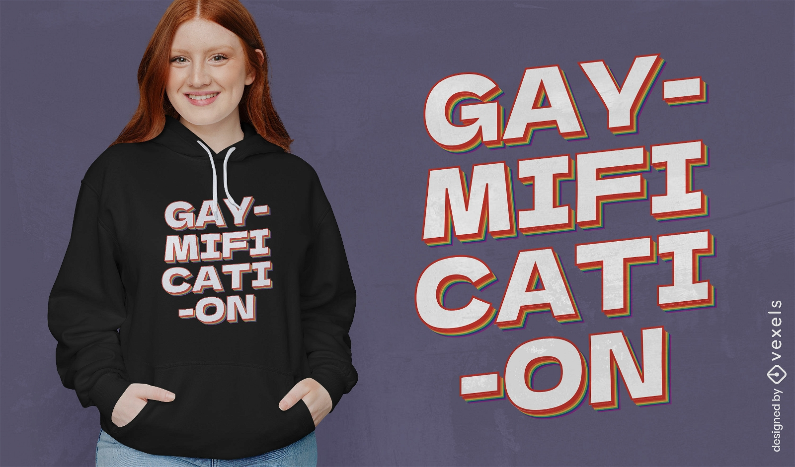 Diseño de camiseta de gaymificación.