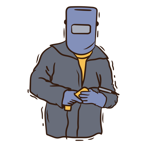 Welding figure illustration PNG Design