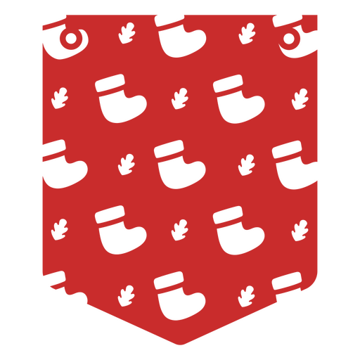 Verspieltes Muster aus Winterstiefeln und Blättern PNG-Design