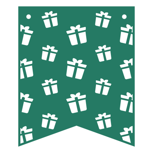 Diseño de patrón de regalo festivo Diseño PNG