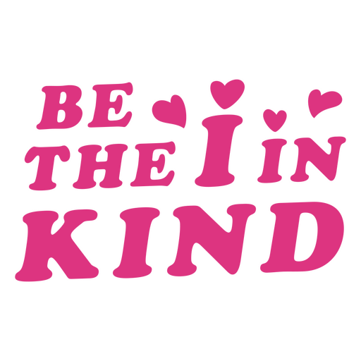 Playful kindness quote design PNG Design