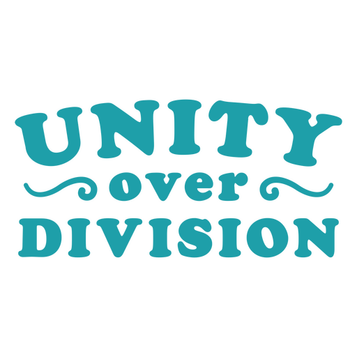 Positive unity quote design PNG Design