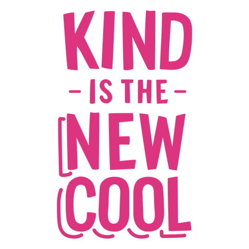 Gentileza é a nova frase inspiradora da moda. Desenho PNG