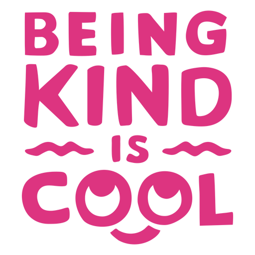 Positive kindness motto t-shirt design PNG Design