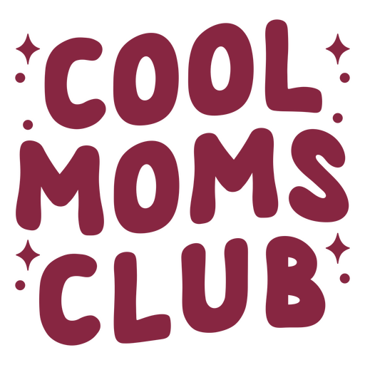 Diseño de camiseta divertido y moderno para grupos sociales de madres Diseño PNG