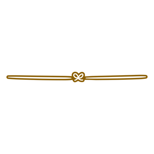 Minimalist knot line illustration PNG Design