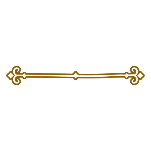 Design de linhas ornamentais vintage intrincado Desenho PNG