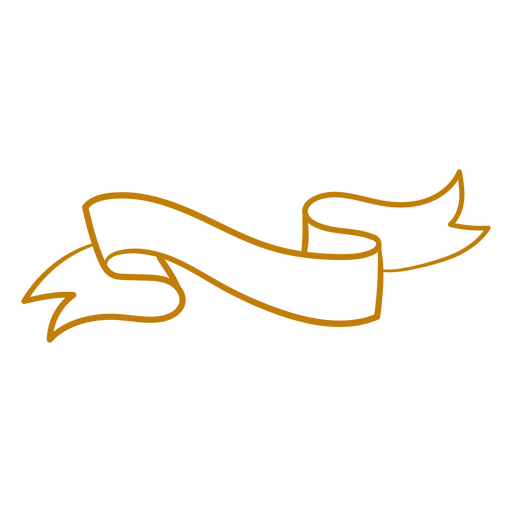 Design gráfico elegante de fita fluida para fins decorativos Desenho PNG