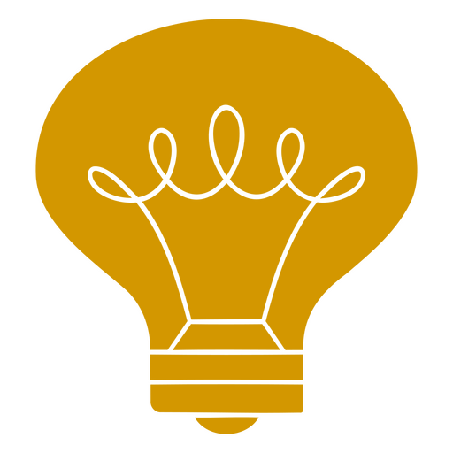 Creative light bulb graphic design for inspiration t-shirt design PNG Design