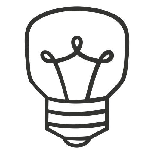 Creative lightbulb illustration PNG Design
