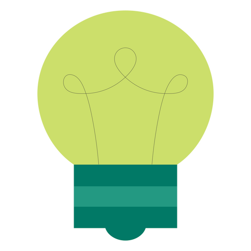 Illustration eines modernen Glühbirnendesigns PNG-Design