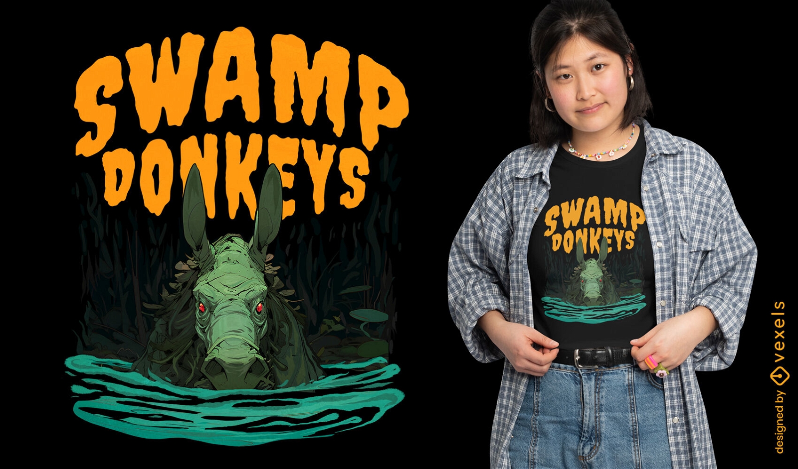 Swamp donkey t-shirt design