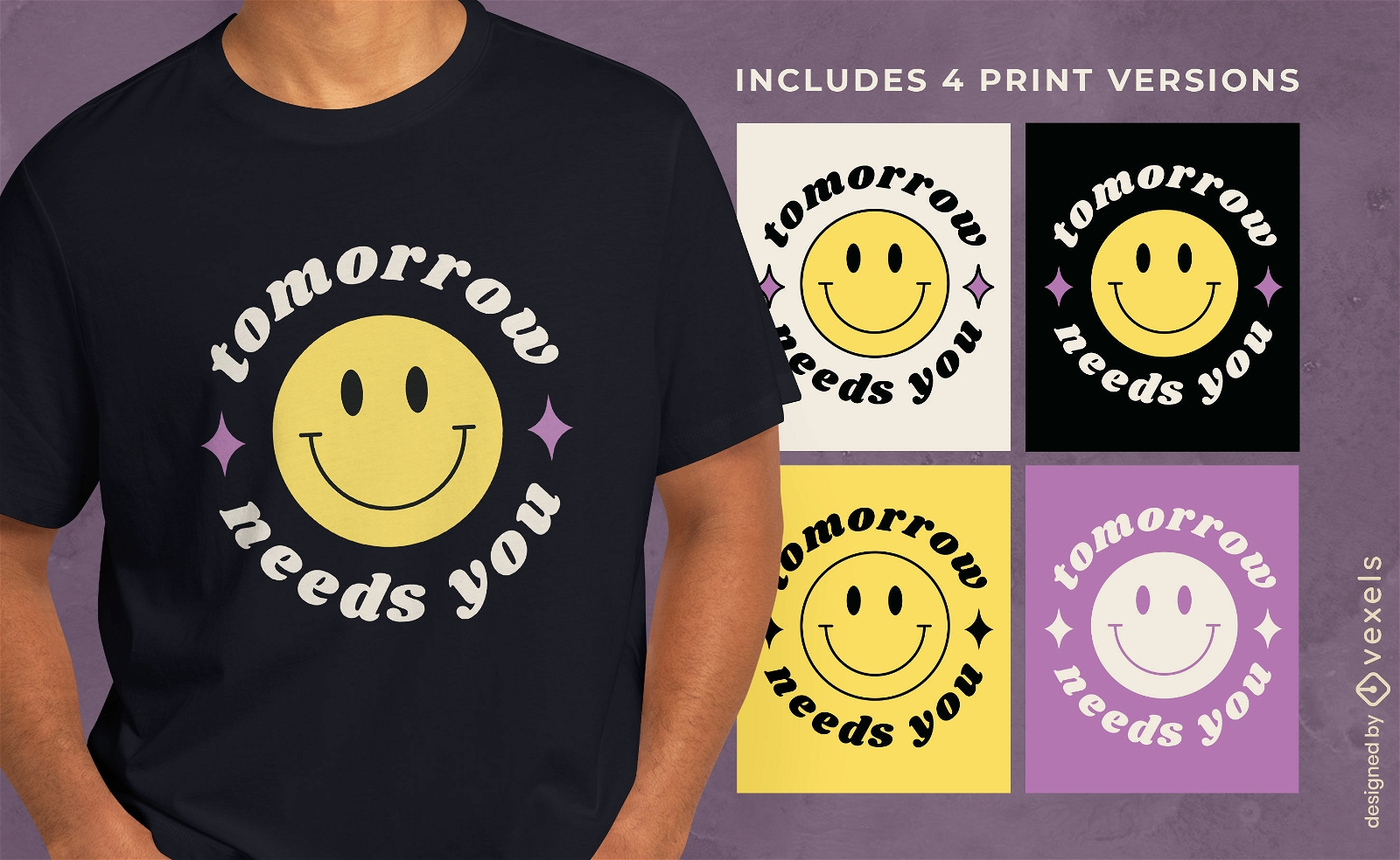 Tomorrow needs you t-shirt design multiple versions