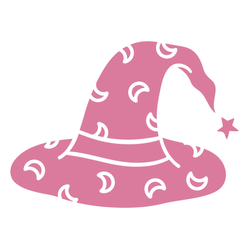Diseño de sombrero de bruja divertido Diseño PNG