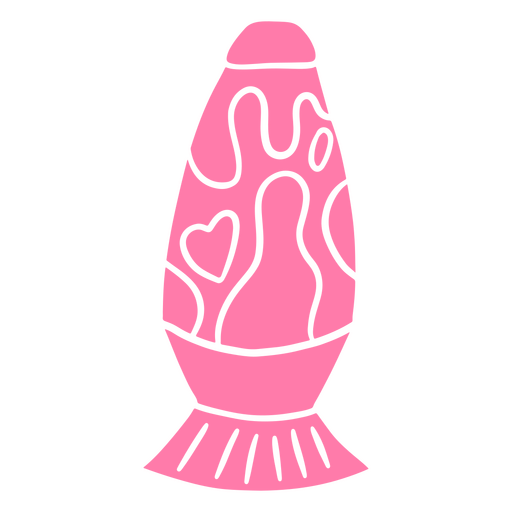 Bomba en forma de corazón rosa Diseño PNG