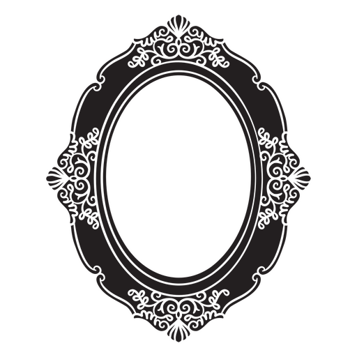 Diseño de marco decorativo adornado de estilo vintage Diseño PNG