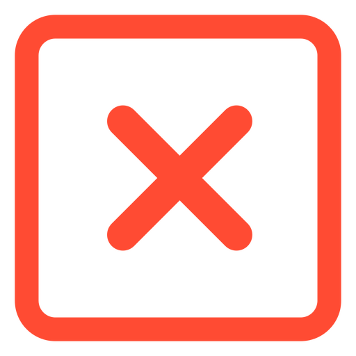 Design gráfico de símbolo de proibição em negrito Desenho PNG